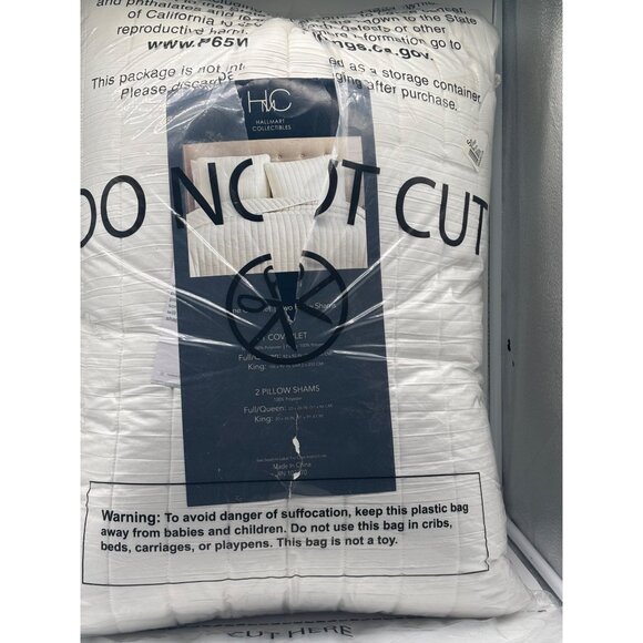 Hallmart Collectibles Riverbrook Home Moonstone 3 Piece King Coverlet Set - Picture 3 of 15